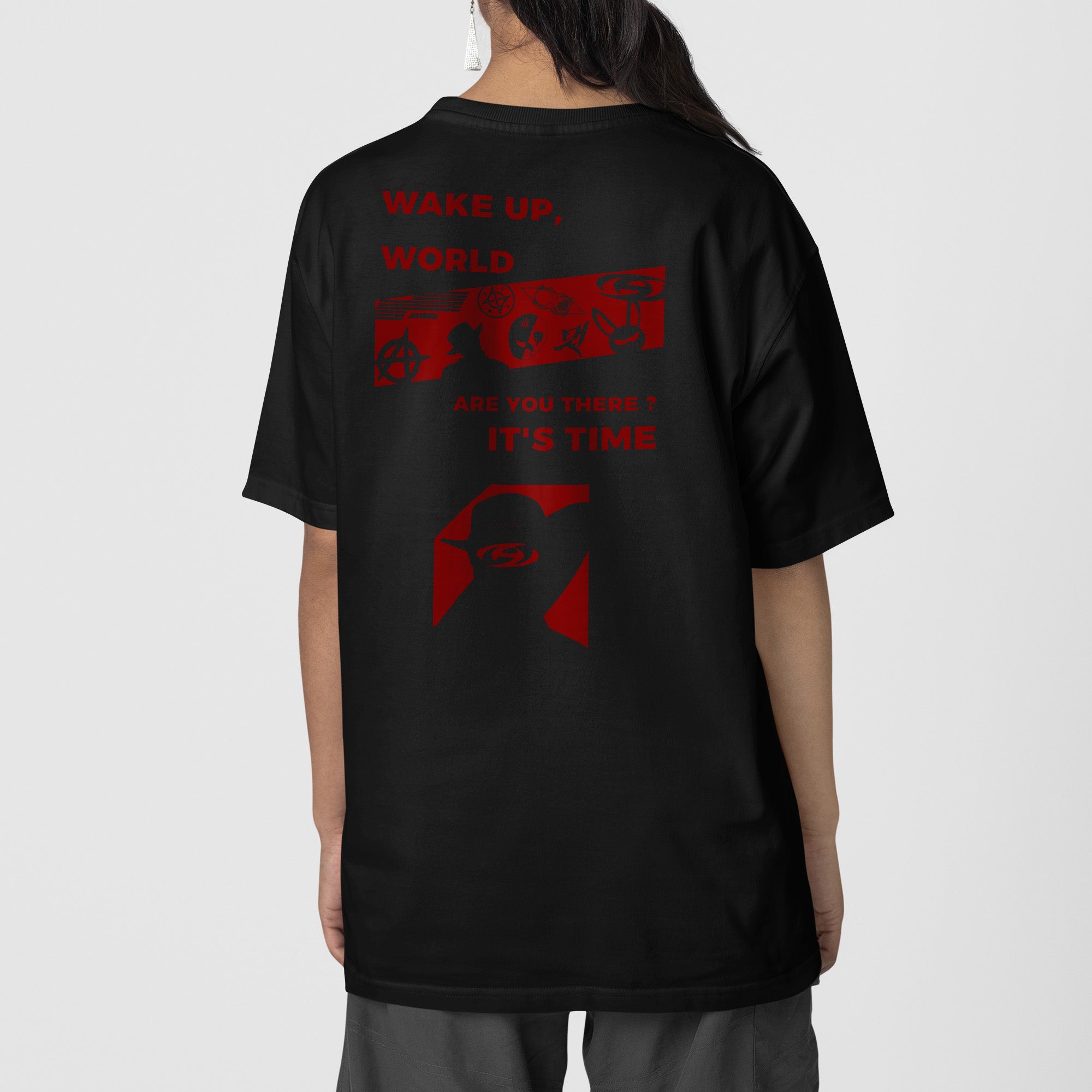 ATEEZ Live Alive T-Shirt - Back view, Y2K kpop concert tee