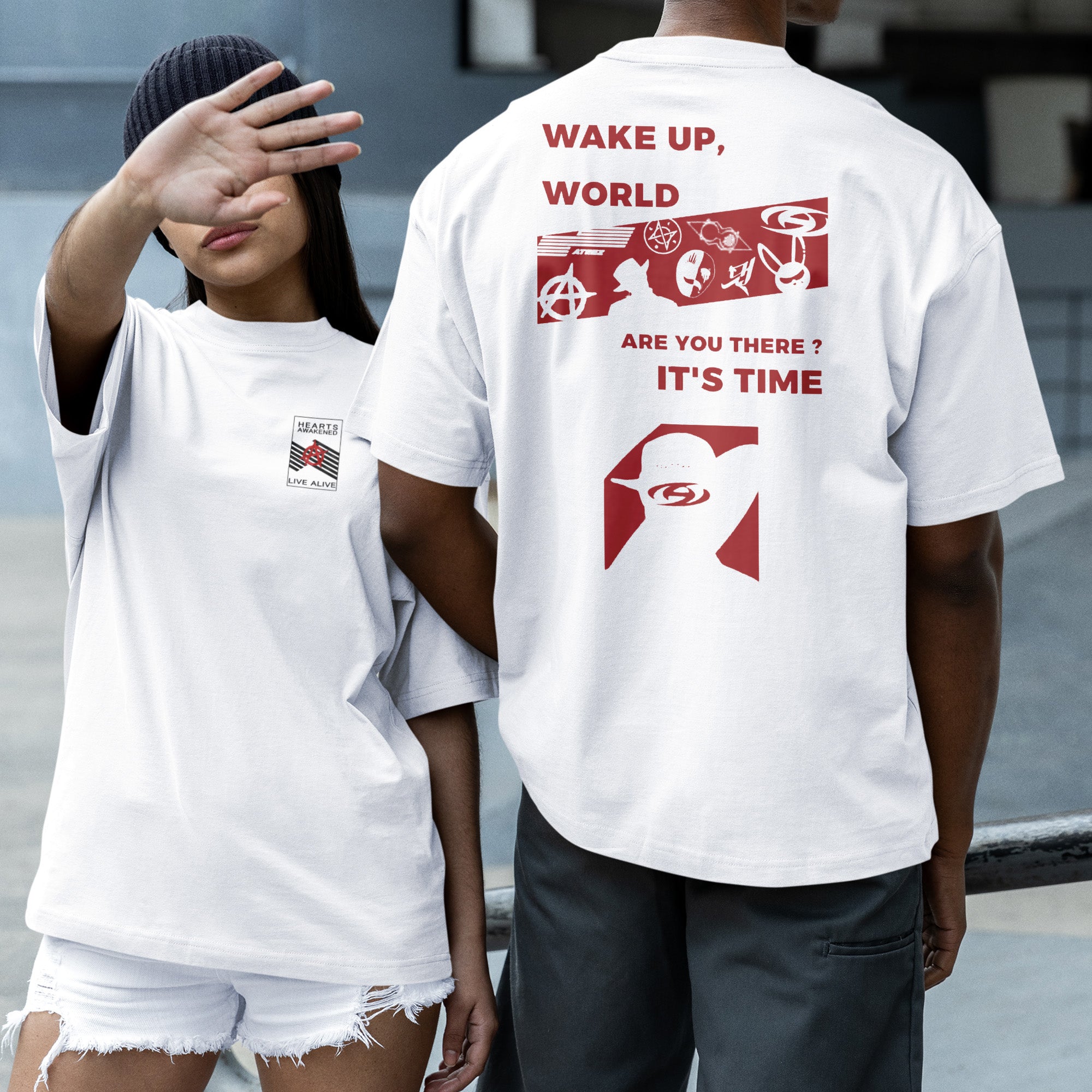 ATEEZ Live Alive T-Shirt - Couple 2 view, Y2K kpop concert tee