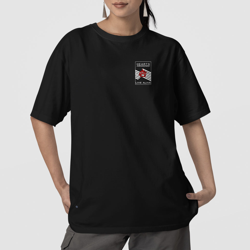 ATEEZ Live Alive T-Shirt - Front view, Y2K kpop concert tee