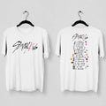 Stray Kids Track List And More T-Shirt - Main view, Y2K kpop concert tee