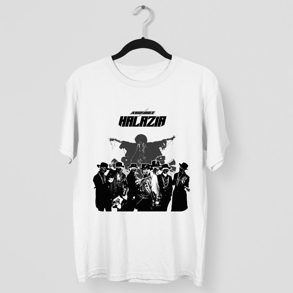 ATEEZ Halazia T-Shirt - Main view, Y2K kpop concert tee