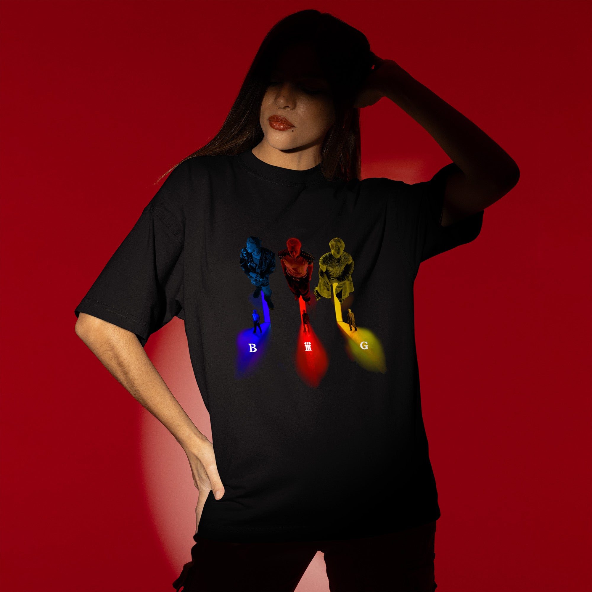 BIGBANG World Tour XX COSMOS Graphic T-Shirt - Women view, Y2K kpop concert tee