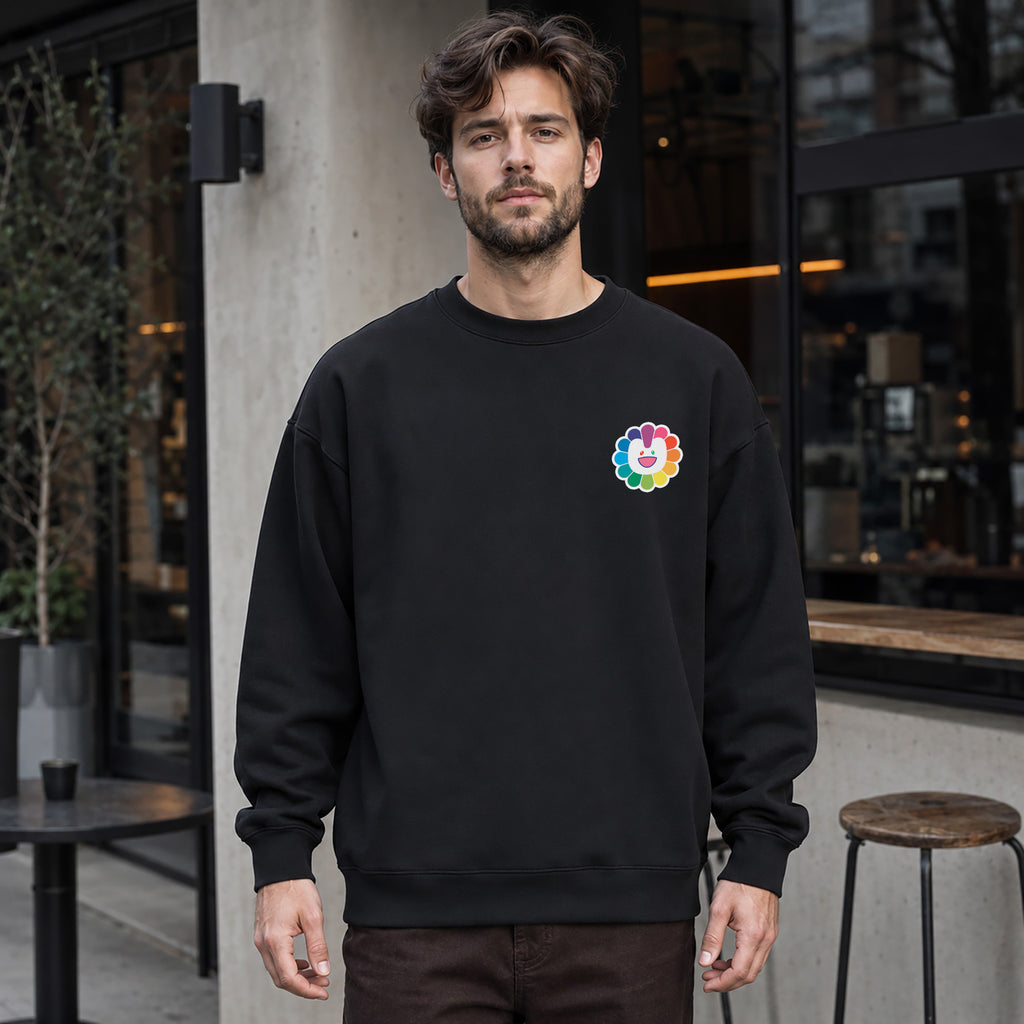 NewJeans Supernatural Right Now Sweatshirt - Men Front view, Y2K kpop concert sweatshirt