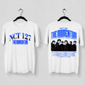 NCT 127 The Momentum Tour In US T-Shirt - Main view, Y2K kpop concert tee