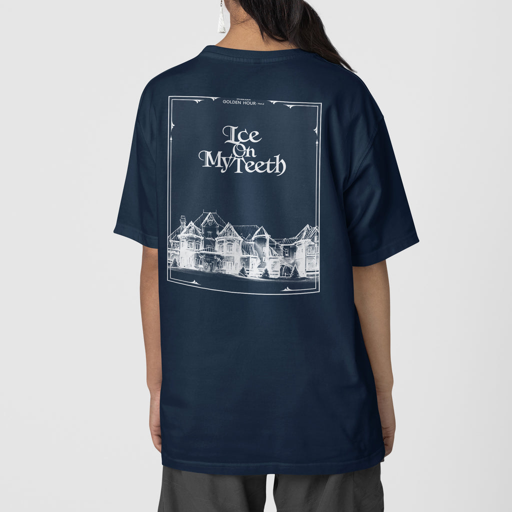 ATEEZ Ice On My Teeth T-Shirt - Back view, Y2K kpop concert tee