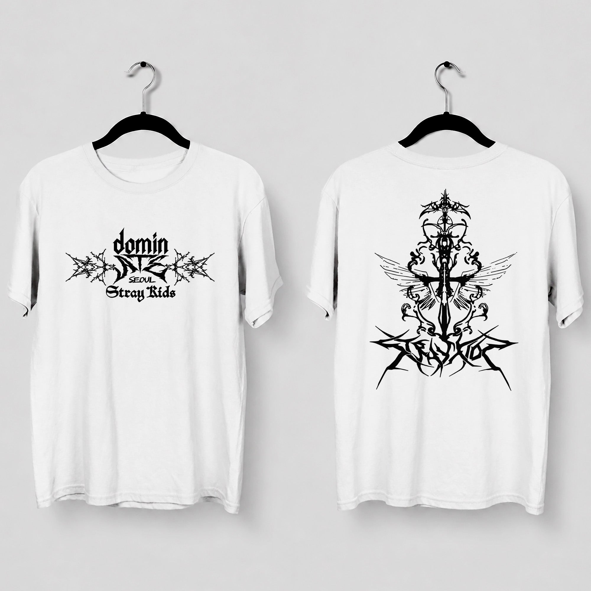 Stray Kids Seoul DominATE T-Shirt - Main view, Y2K kpop concert tee