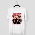 BTS J-Hope Graphic T-Shirt - Main view, Y2K kpop concert tee