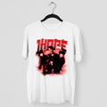 BTS J-Hope Graphic Full Size T-Shirt - Main view, Y2K kpop concert tee