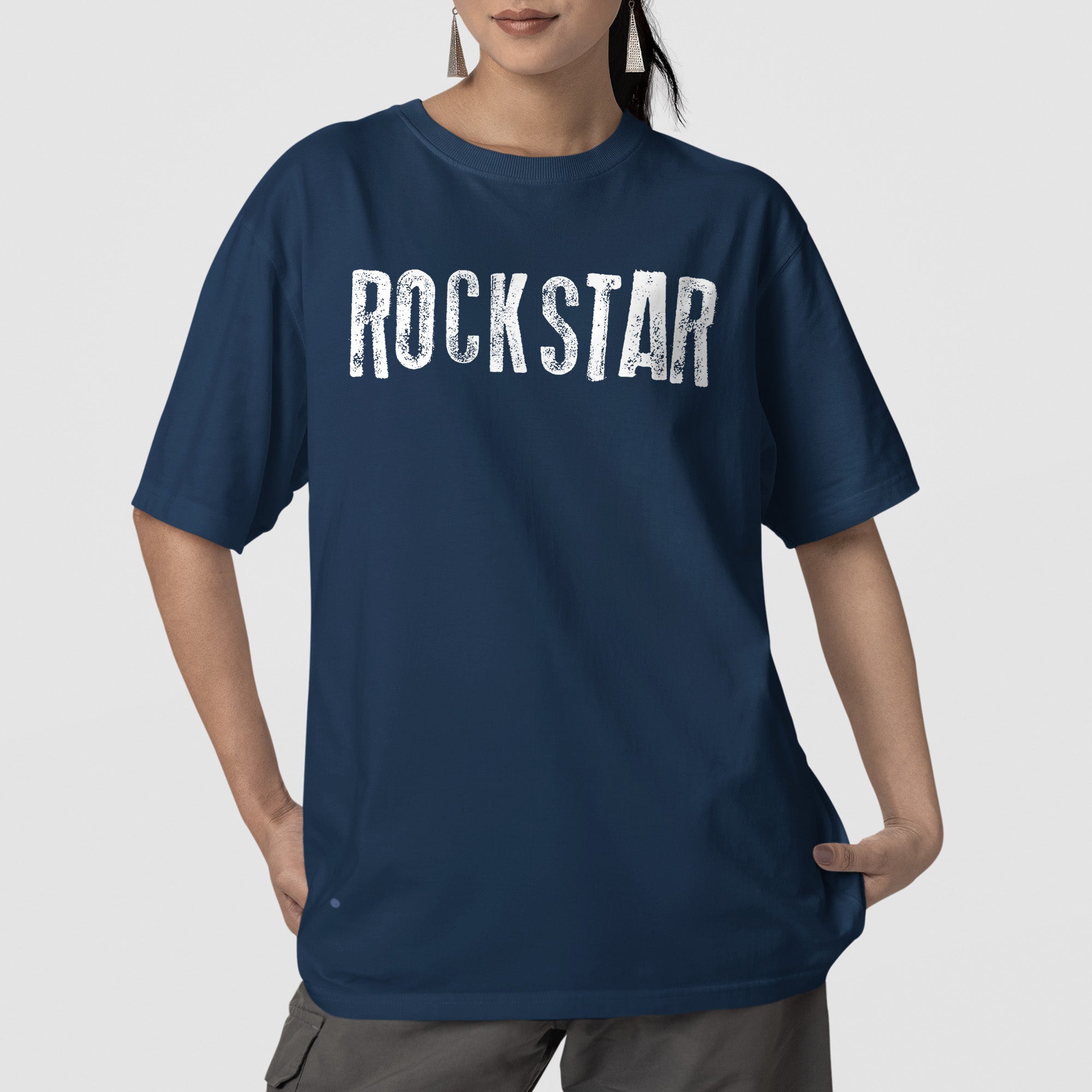 Stray Kids Han Jisung Rockstar T-Shirt - Front view, Y2K kpop concert tee