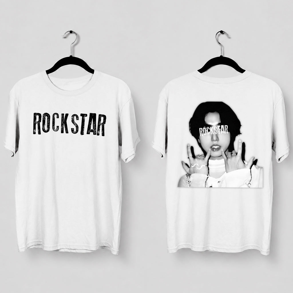 Stray Kids Han Jisung Rockstar T-Shirt - Main view, Y2K kpop concert tee