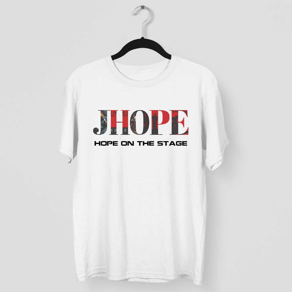 BTS J-Hope Hope On The Stage 1st Solo World Tour For Fans T-Shirt - Main view, Y2K kpop concert tee