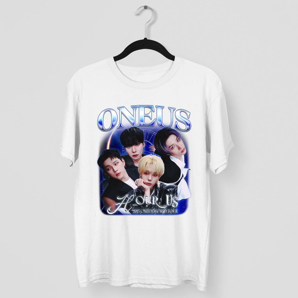 ONEUS Graphic T-Shirt - Main view, Y2K kpop concert tee