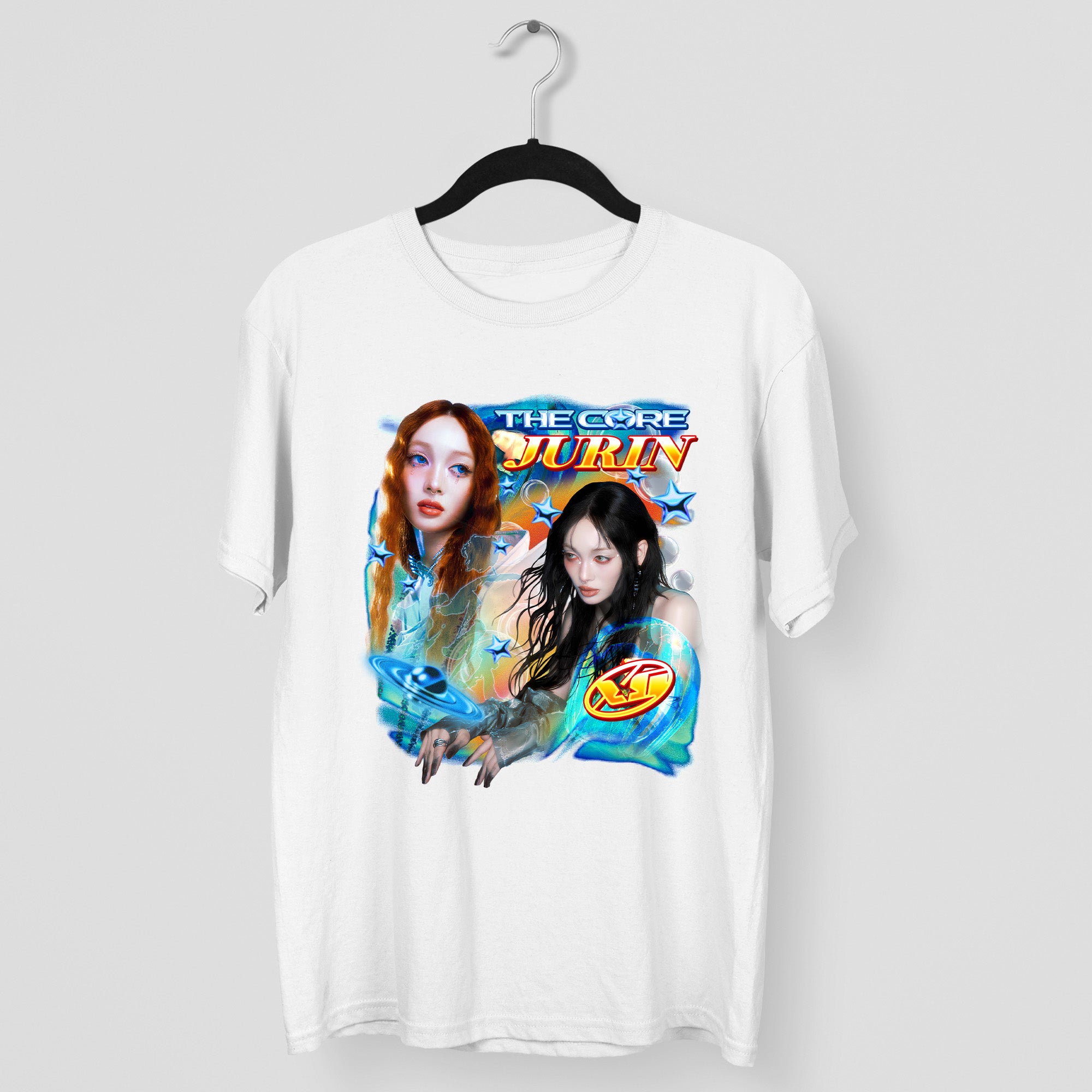 XG The Core Jurin T-Shirt - Main view, Y2K kpop concert tee