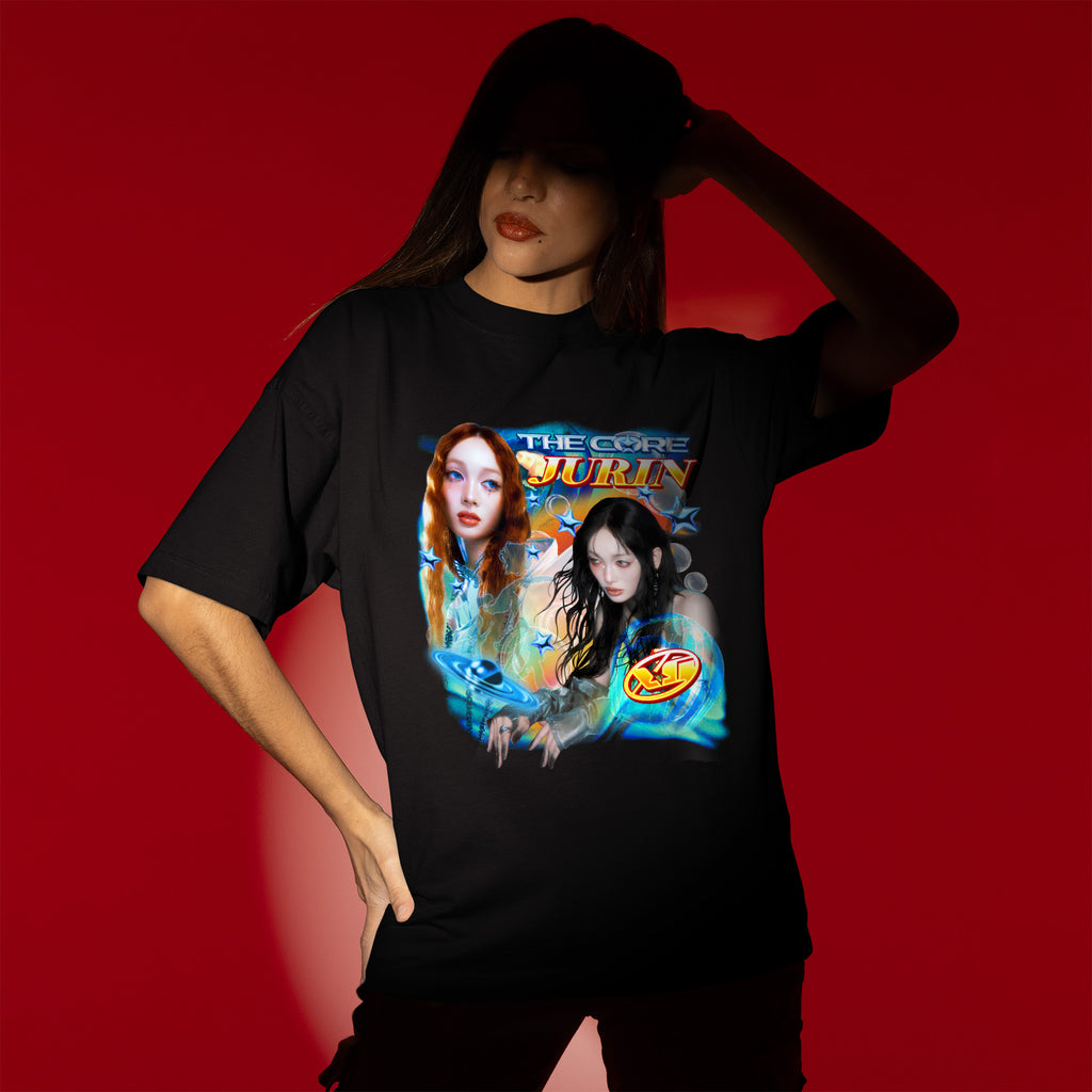XG The Core Jurin T-Shirt - Women view, Y2K kpop concert tee