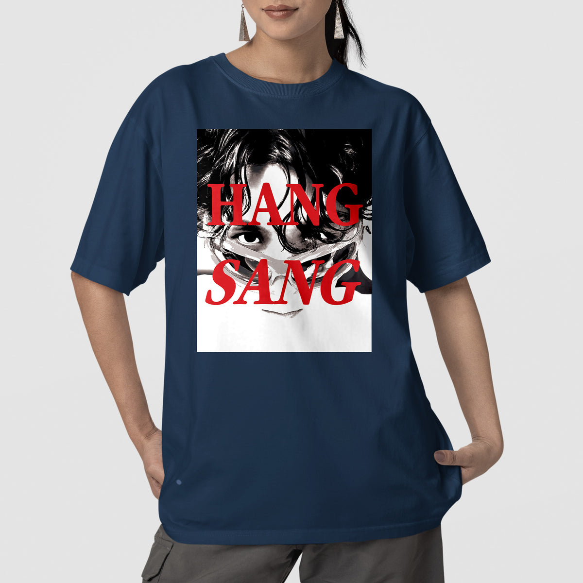 BTS J-Hope Hang Sang Hope 1st Tour T-Shirt - Front view, Y2K kpop concert tee