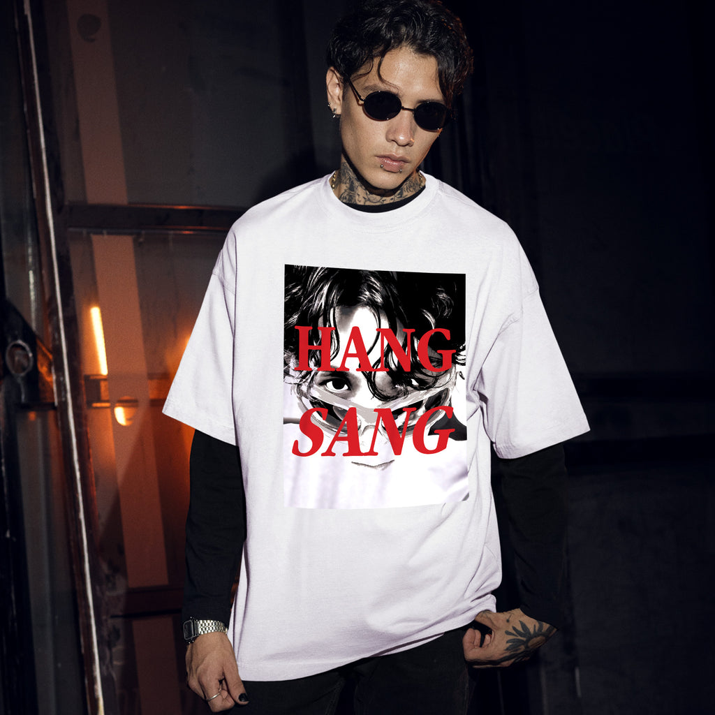 BTS J-Hope Hang Sang Hope 1st Tour T-Shirt - Men Front view, Y2K kpop concert tee
