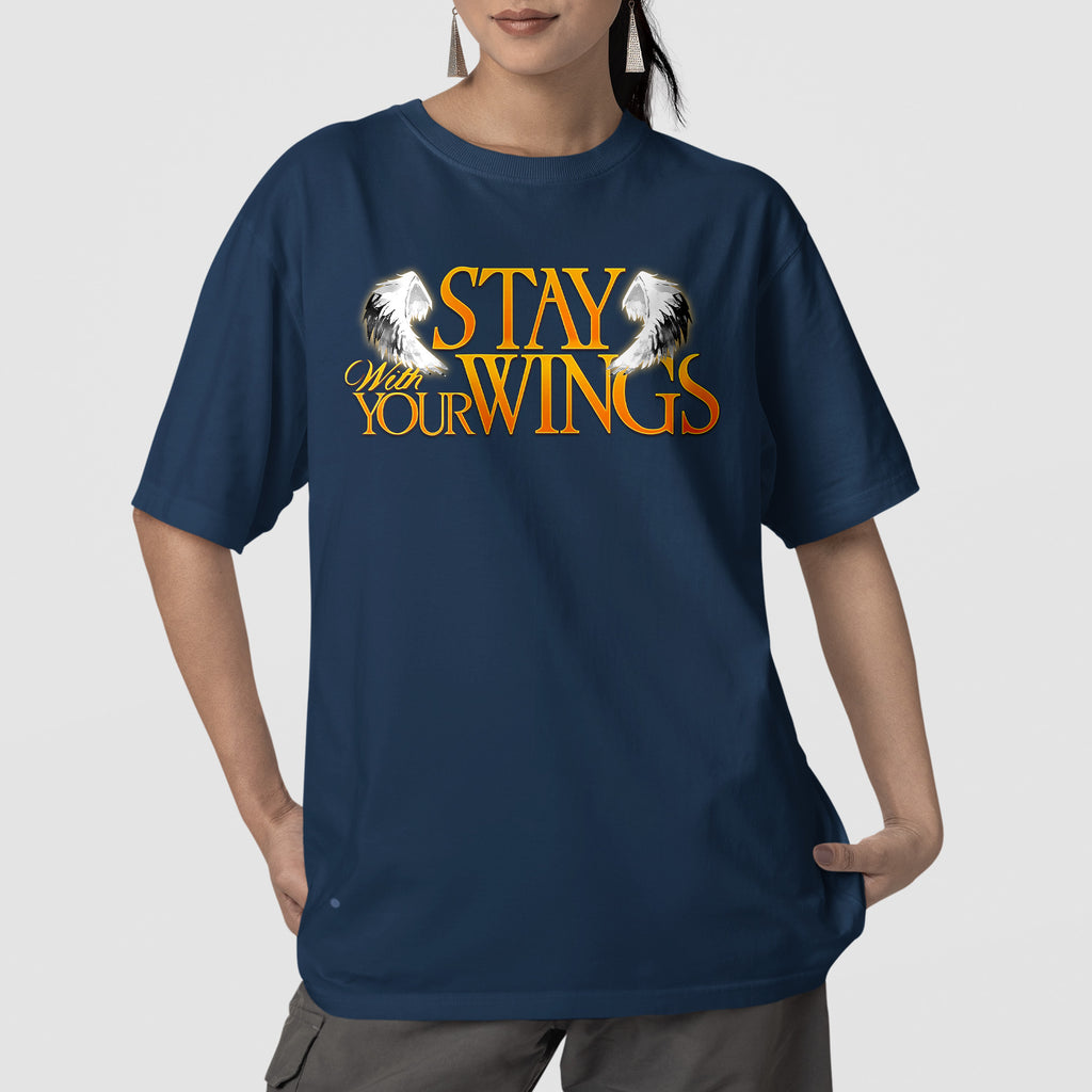 Stray Kids Stay With Your Wings special Day T-Shirt - Front view, Y2K kpop concert tee