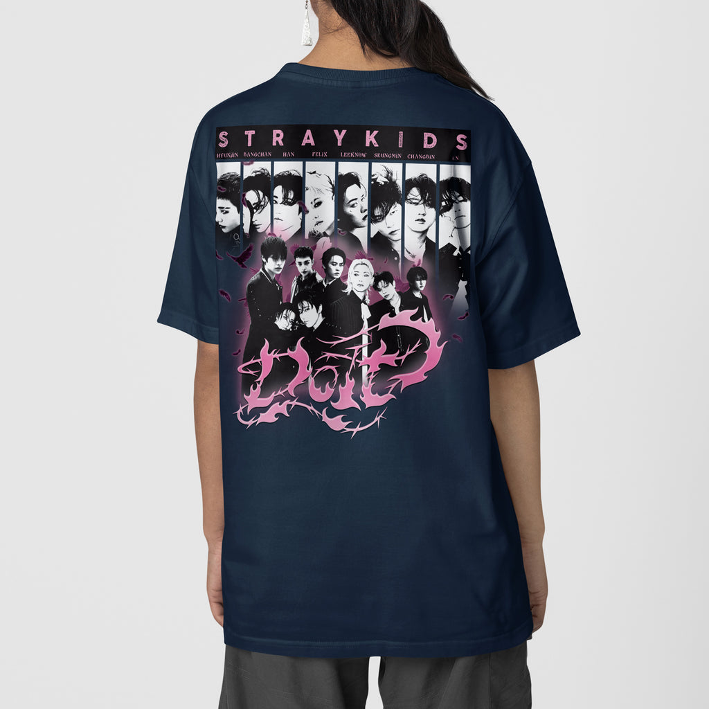 Stray Kids Do It Album T-Shirt - Back view, Y2K kpop concert tee