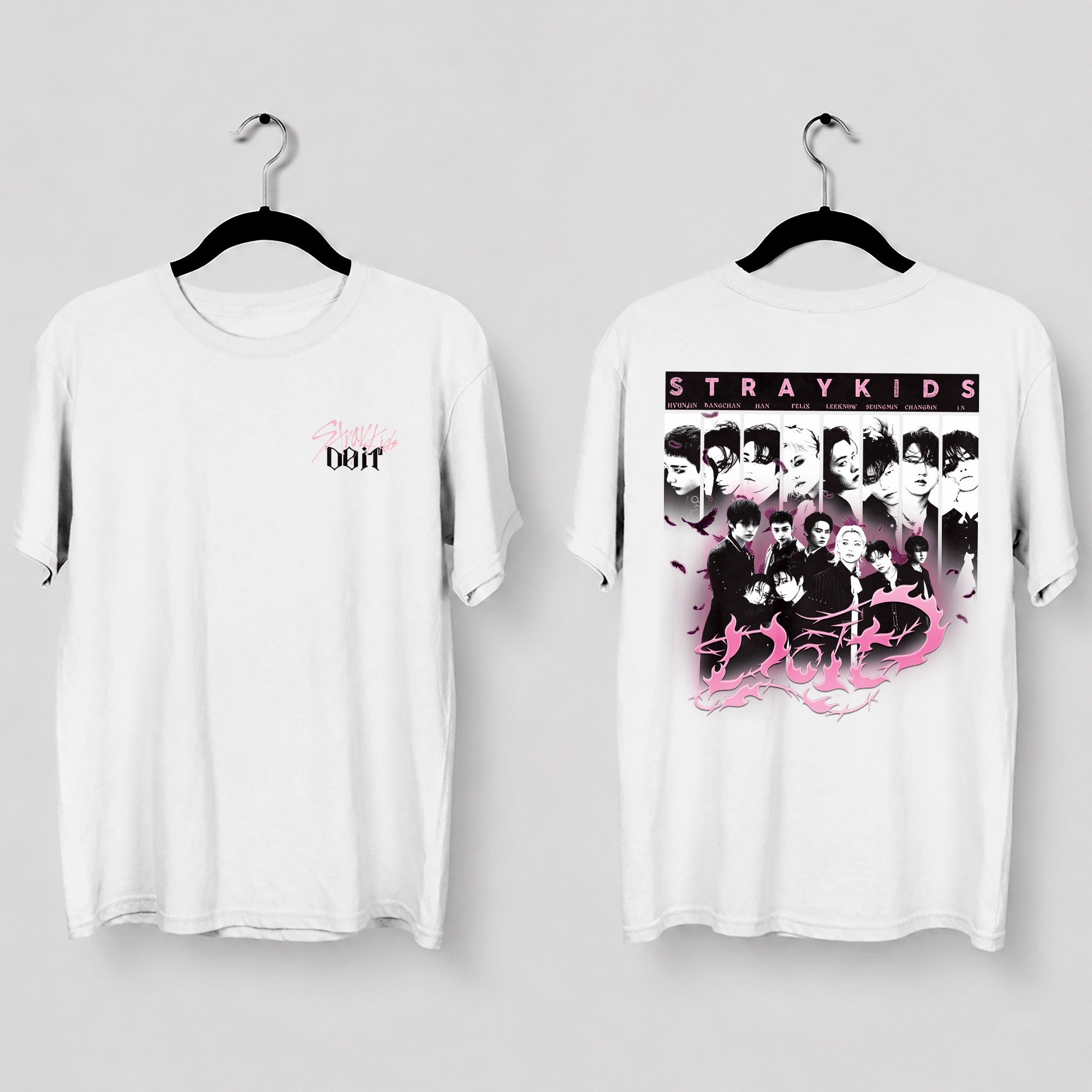 Stray Kids Do It Album T-Shirt - Main view, Y2K kpop concert tee