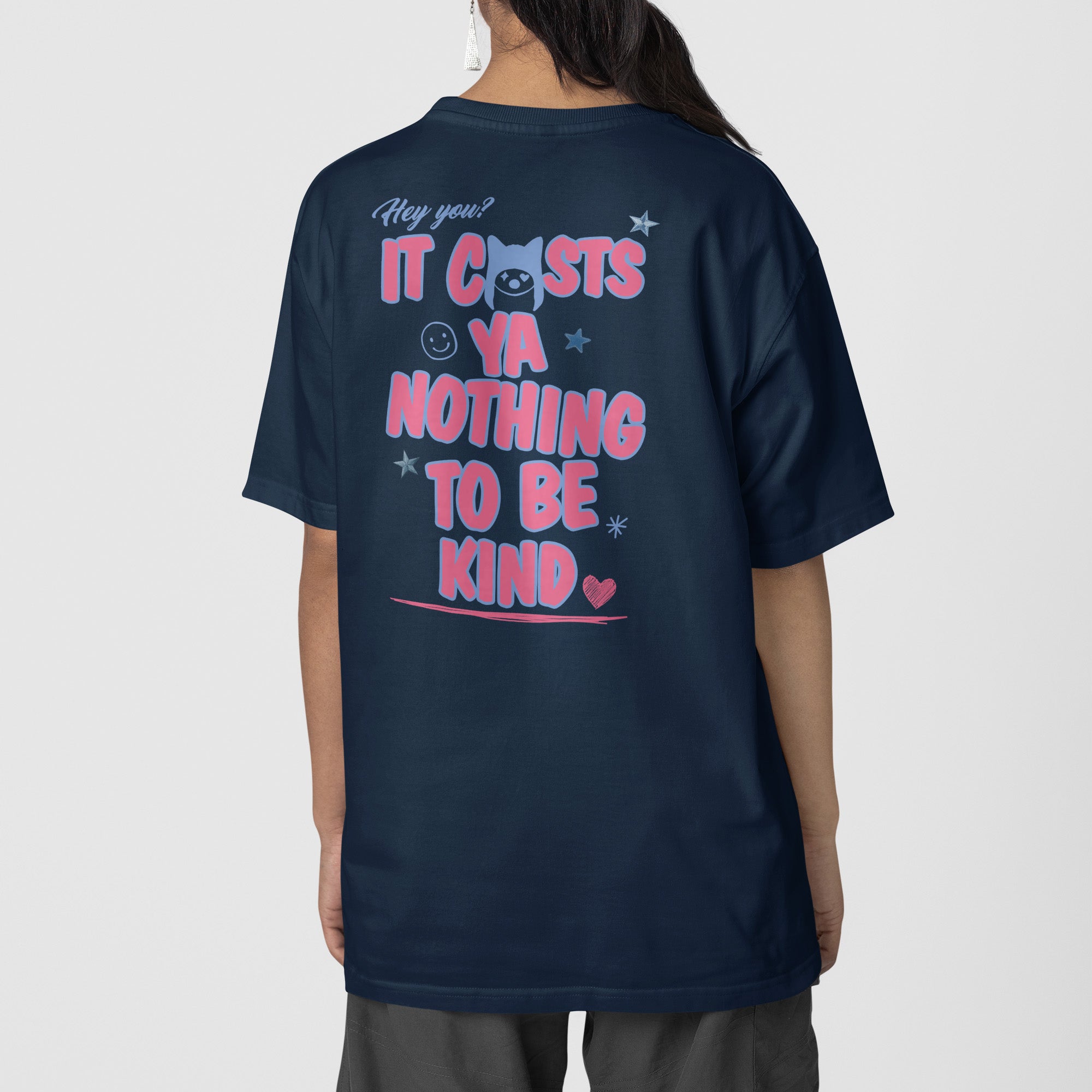 BTS J-Hope Cute On The Stage Fanmade T-Shirt - Back view, Y2K kpop concert tee