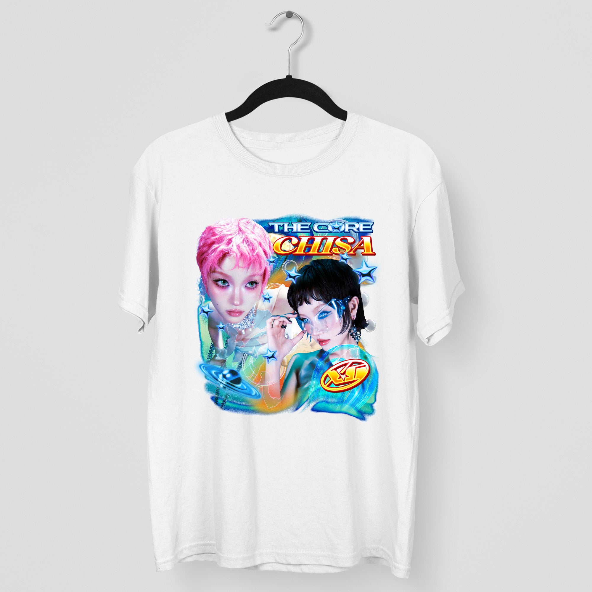 XG The Core Chisa T-Shirt - Main view, Y2K kpop concert tee