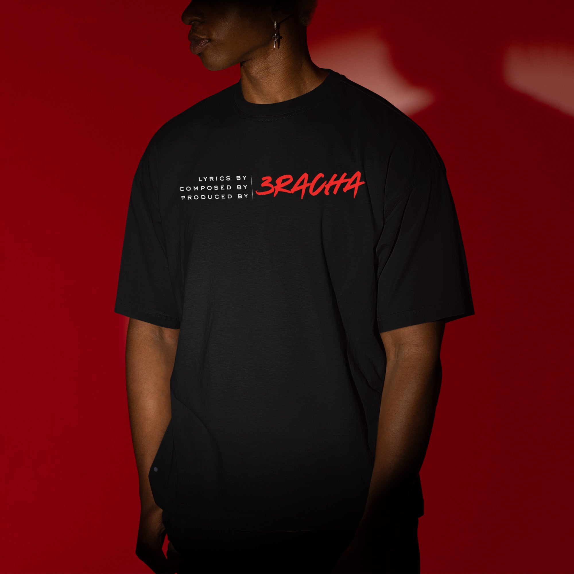 Stray Kids 3RACHA T-Shirt - Men view, Y2K kpop concert tee