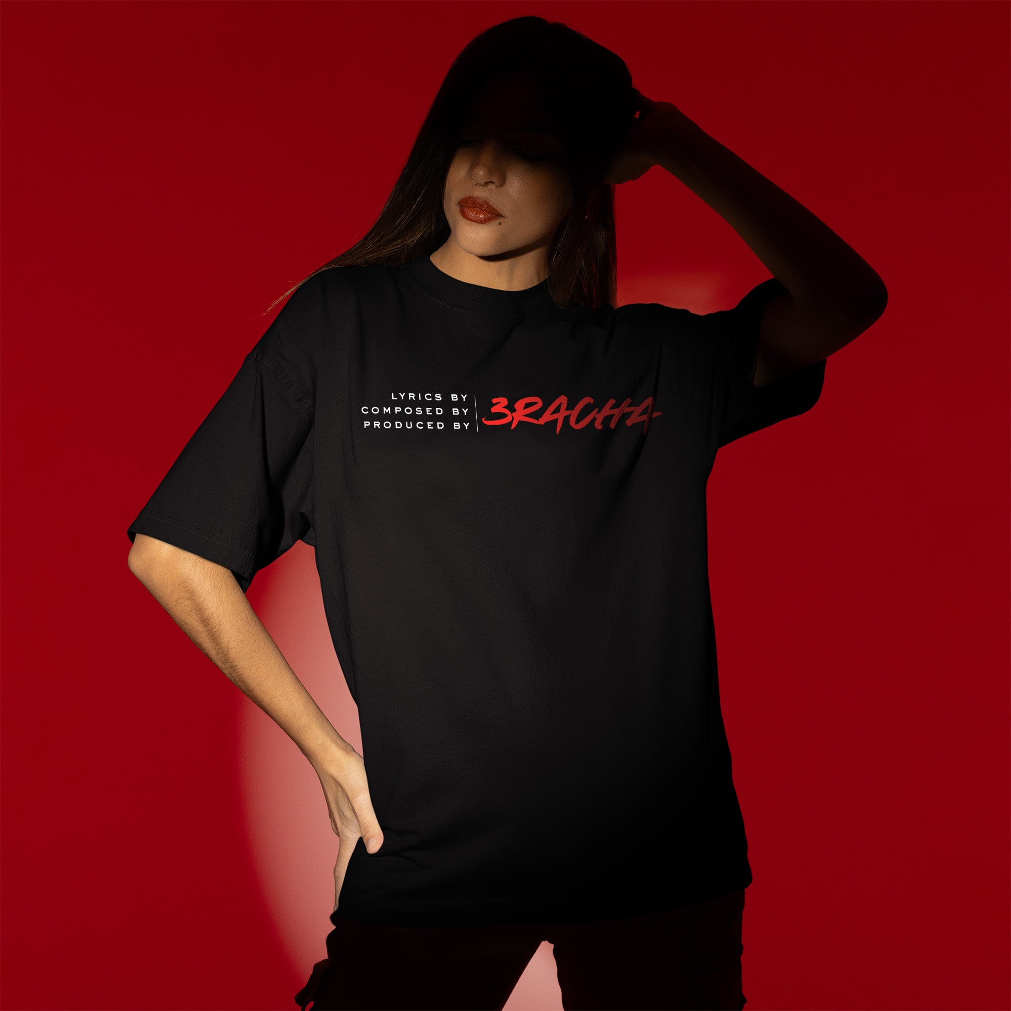 Stray Kids 3RACHA T-Shirt - Women view, Y2K kpop concert tee