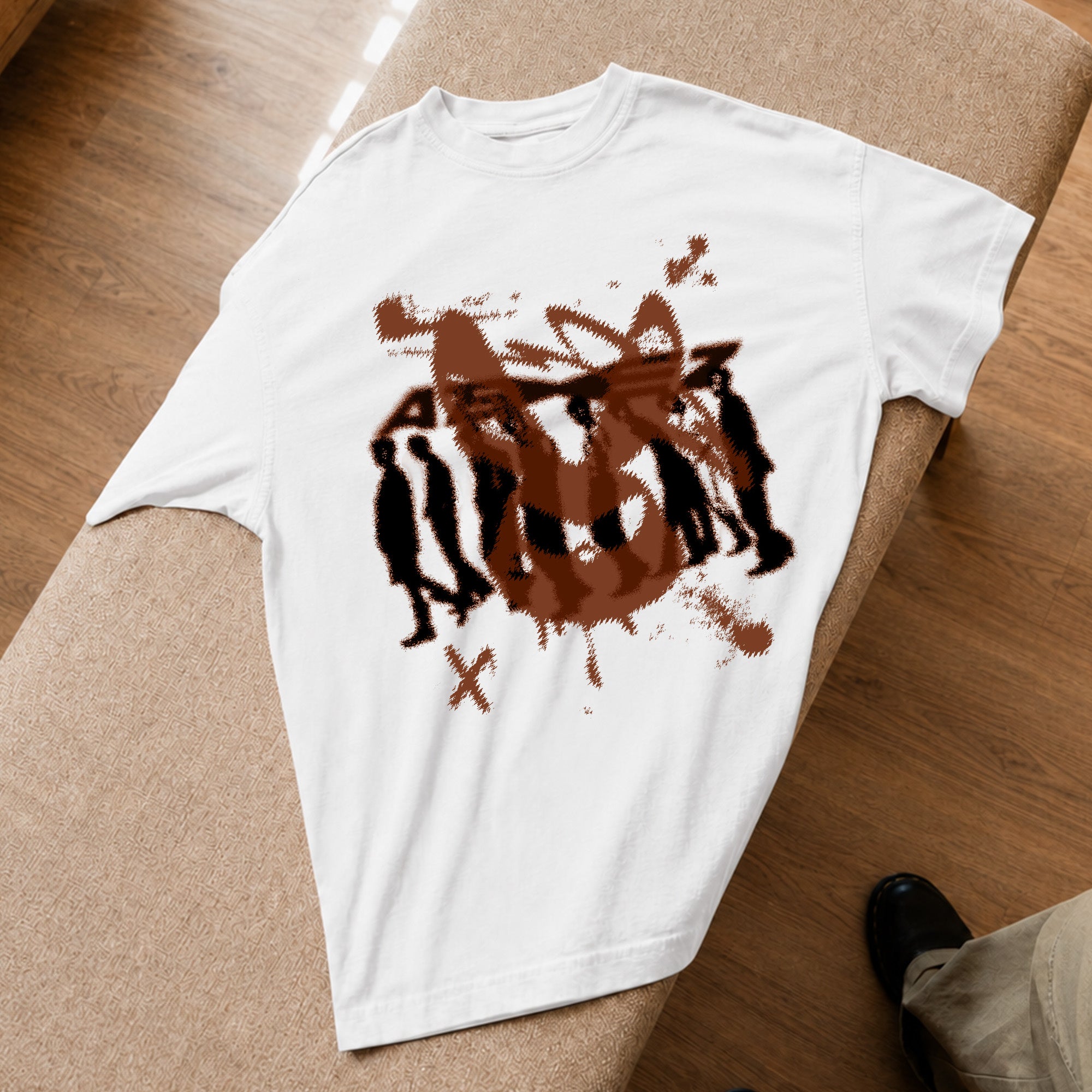ATEEZ Mito Rabbit T-Shirt - Spread view, Y2K kpop concert tee