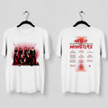 BABYMONSTER Graphic Hello Monsters Concert T-Shirt - Main view, Y2K kpop concert tee