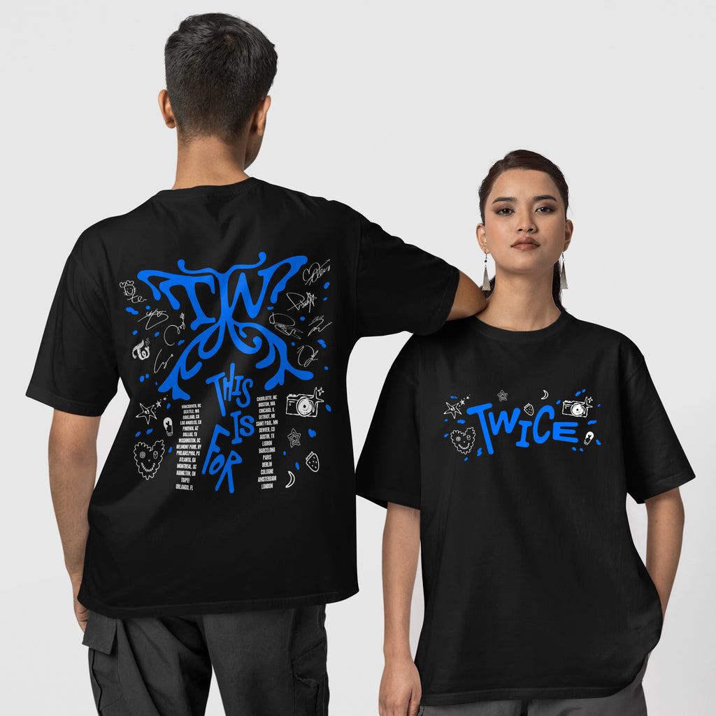 TWICE This Is For Concert Part 2 T-Shirt - Couple 1 view, Y2K kpop concert tee