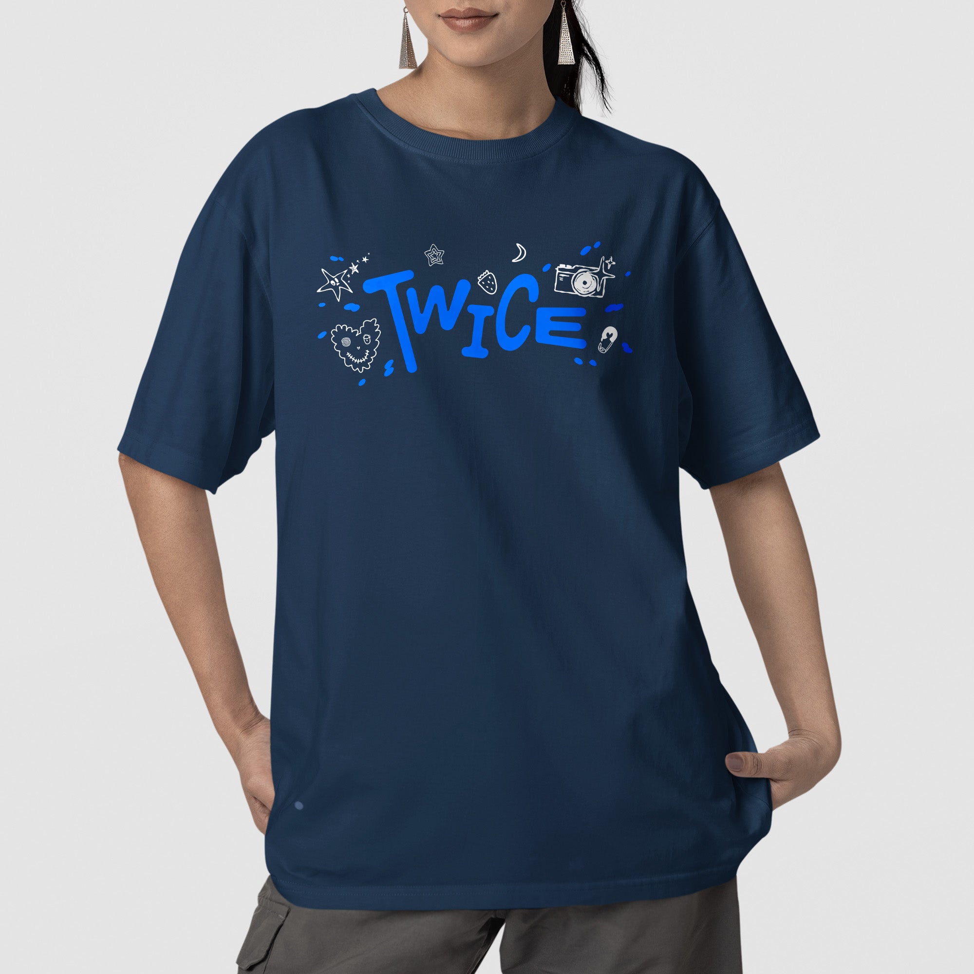 TWICE This Is For Concert Part 2 T-Shirt - Front view, Y2K kpop concert tee