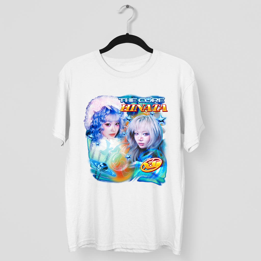 XG The Core Hinata T-Shirt - Main view, Y2K kpop concert tee
