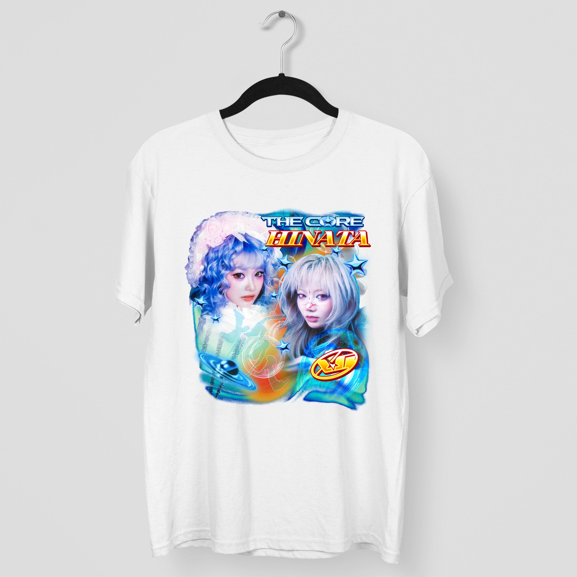 XG The Core Hinata T-Shirt - Main view, Y2K kpop concert tee