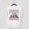 All You Want For Christmas Is NewJeans T-Shirt - Main view, Y2K kpop concert tee