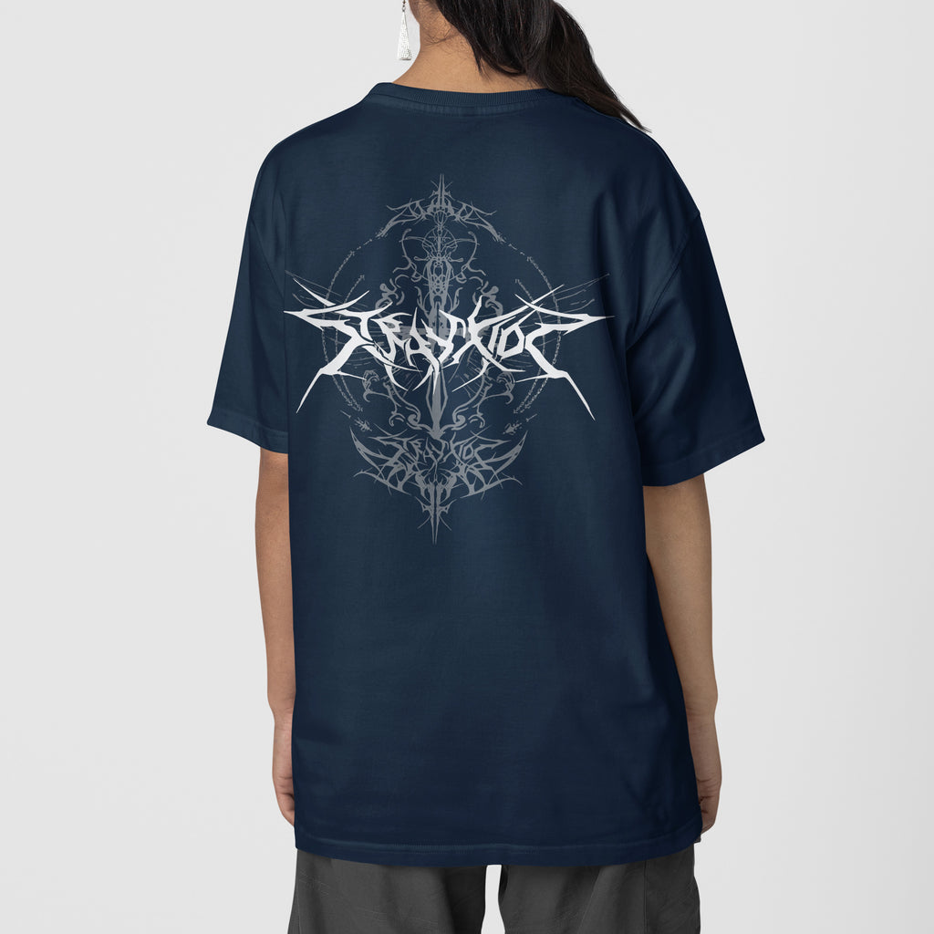 Stray Kids DominATE Concert T-Shirt - Back view, Y2K kpop concert tee