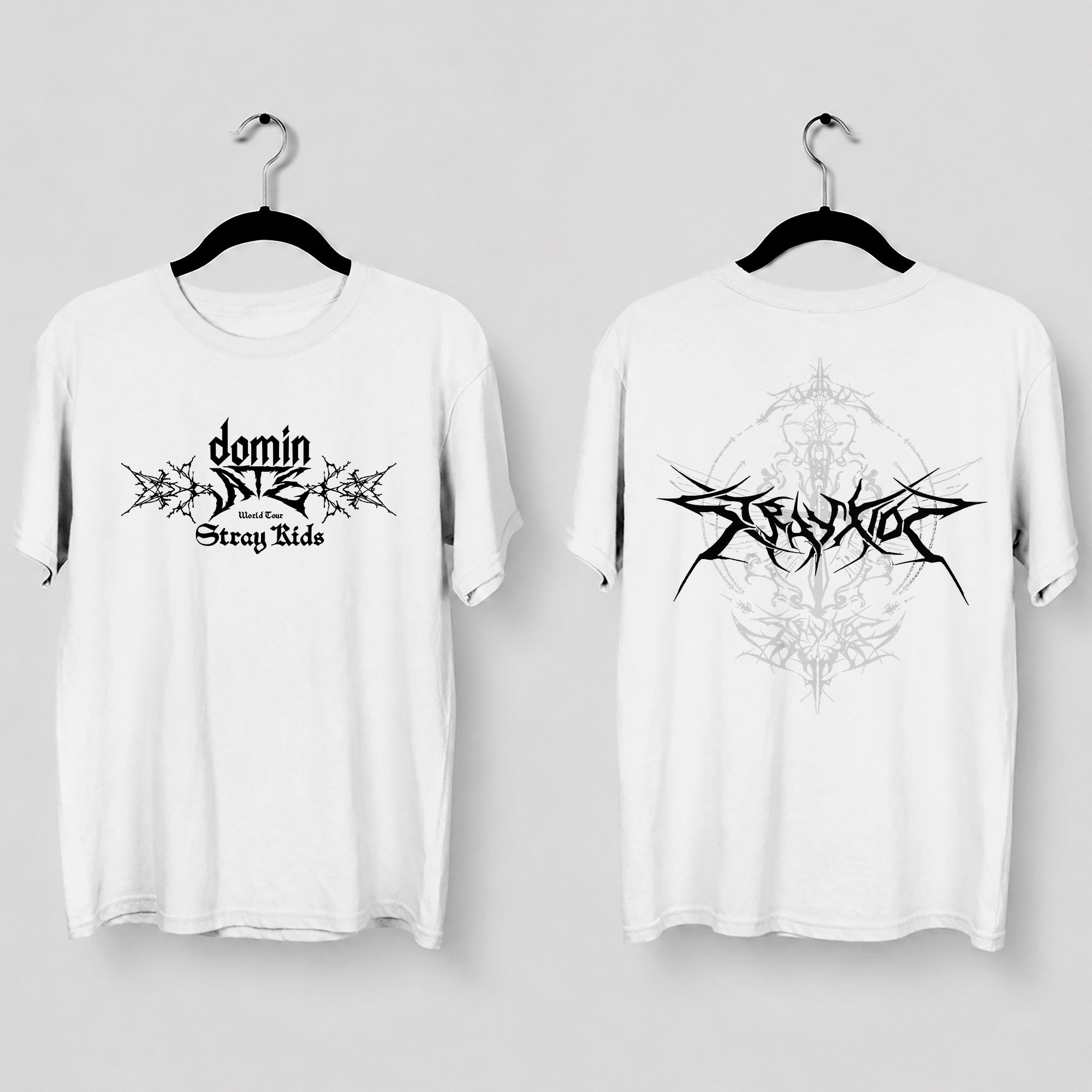 Stray Kids DominATE Concert T-Shirt - Main view, Y2K kpop concert tee