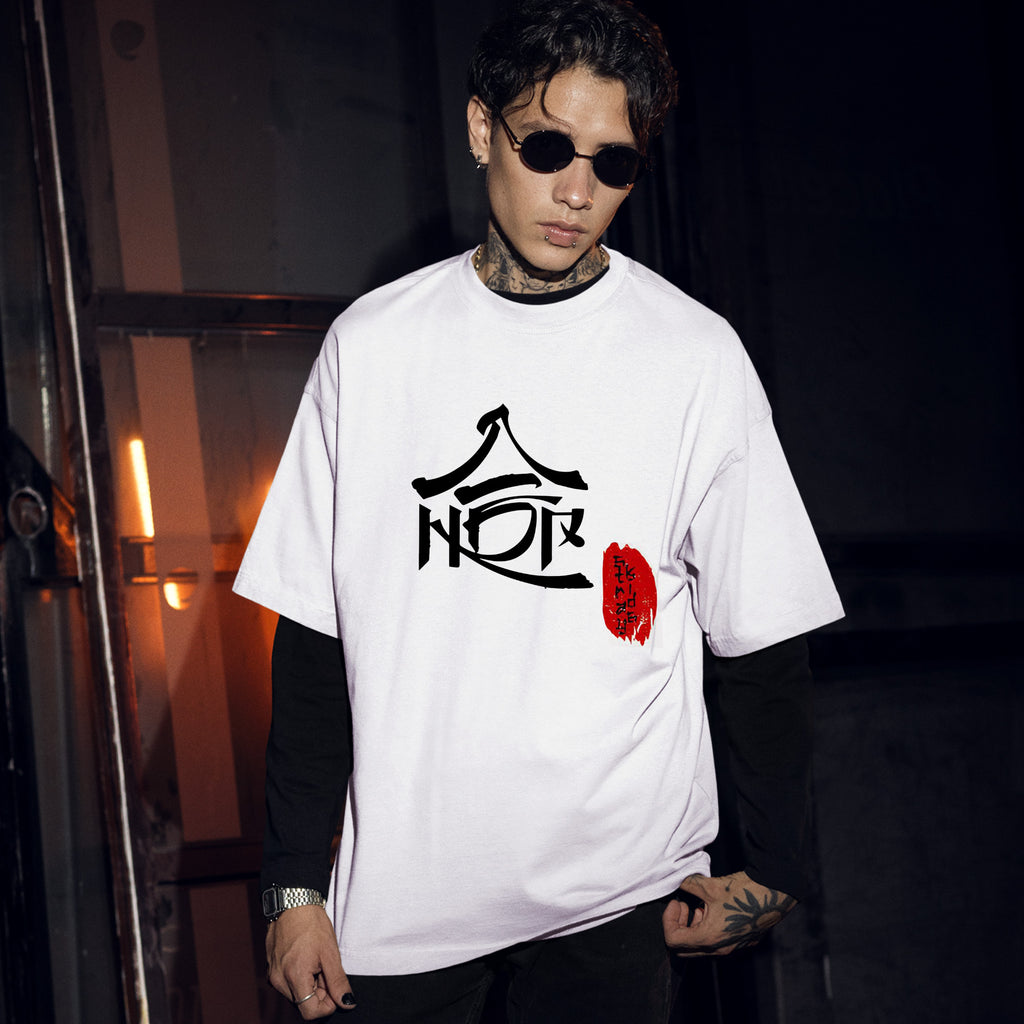Stray Kids Member Hiptape T-Shirt - Men Front view, Y2K kpop concert tee