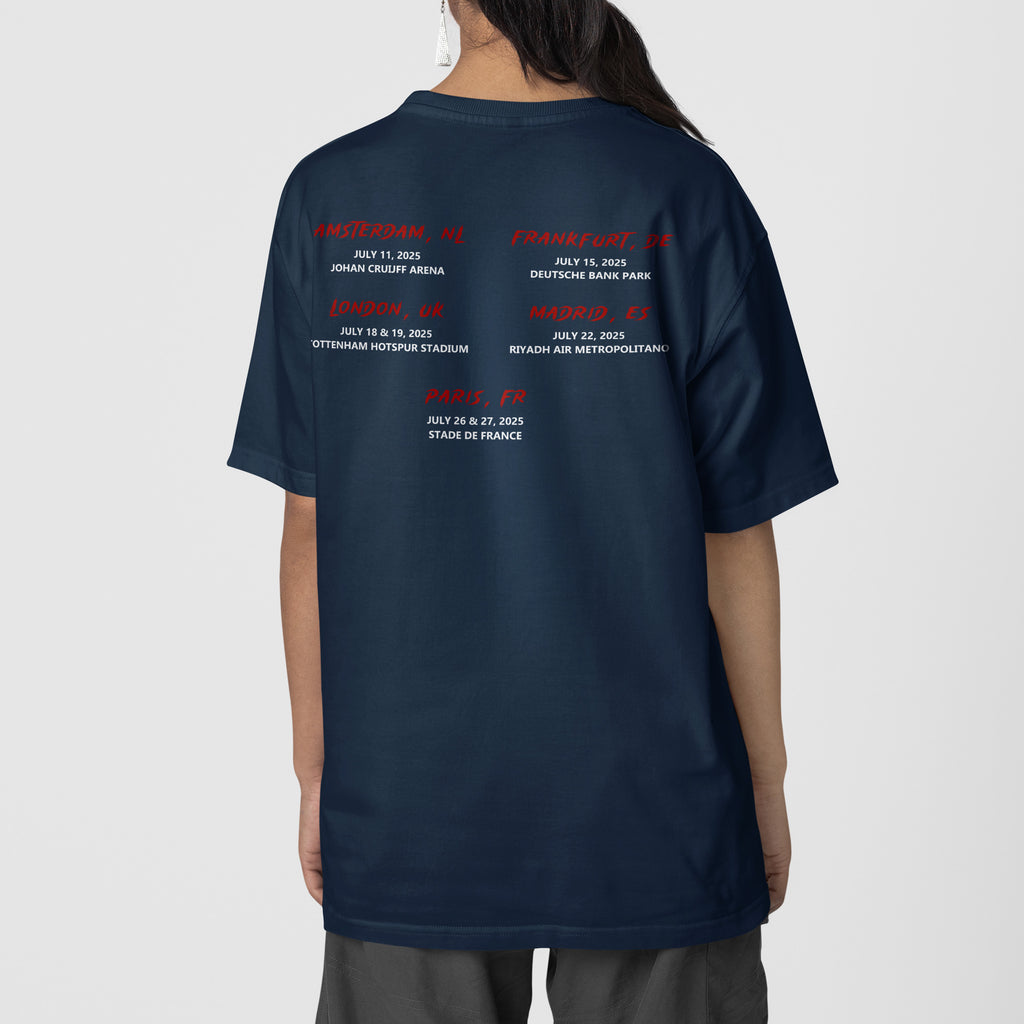Stray Kids ATE In EU T-Shirt - Back view, Y2K kpop concert tee