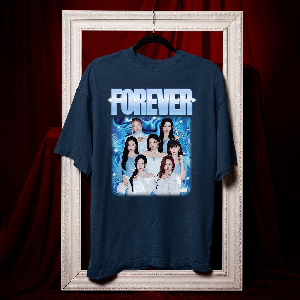 BABYMONSTER FOREVER T-Shirt - Hang view, Y2K kpop concert tee