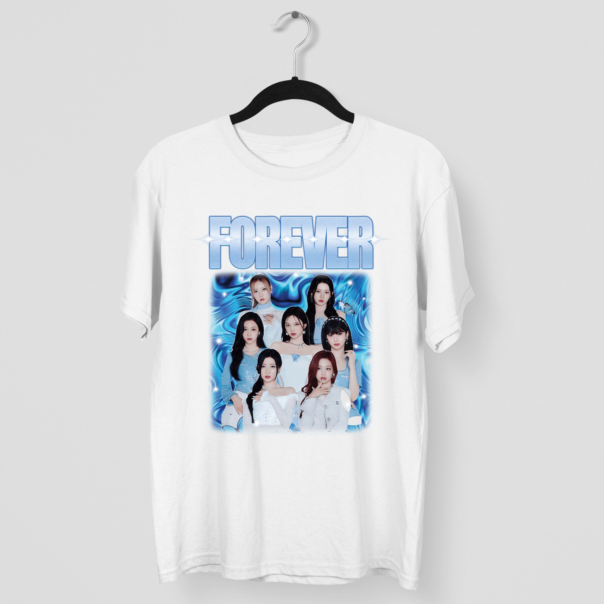 BABYMONSTER FOREVER T-Shirt - Main view, Y2K kpop concert tee