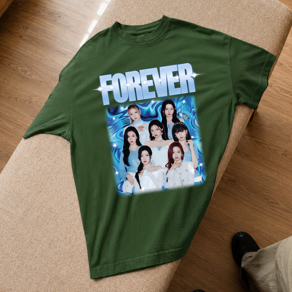 BABYMONSTER FOREVER T-Shirt - Spread view, Y2K kpop concert tee