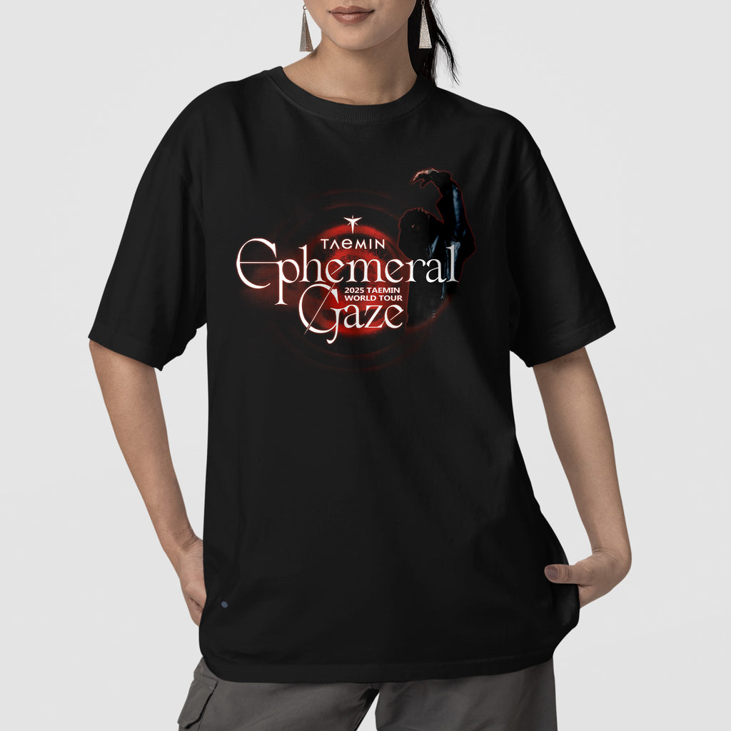 Taemin Graphic Tour 2025 T-Shirt - Front view, Y2K kpop concert tee