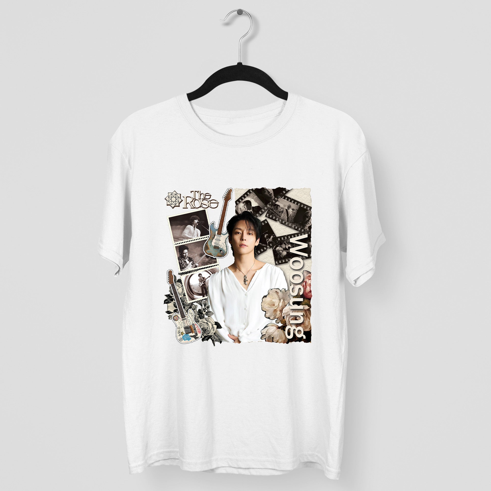 The Rose Woosung T-Shirt - Main view, Y2K kpop concert tee