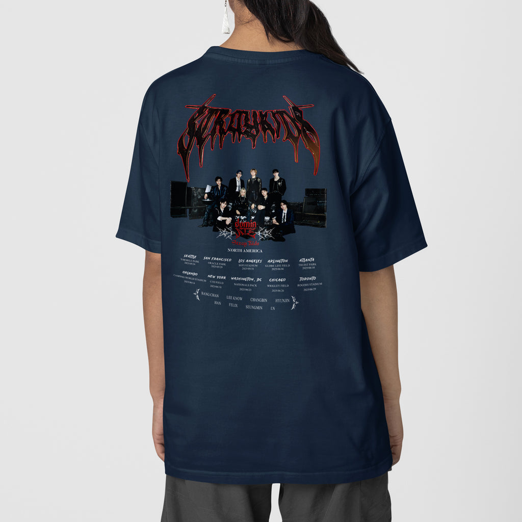 Stray Kids ATE Concert T-Shirt - Back view, Y2K kpop concert tee