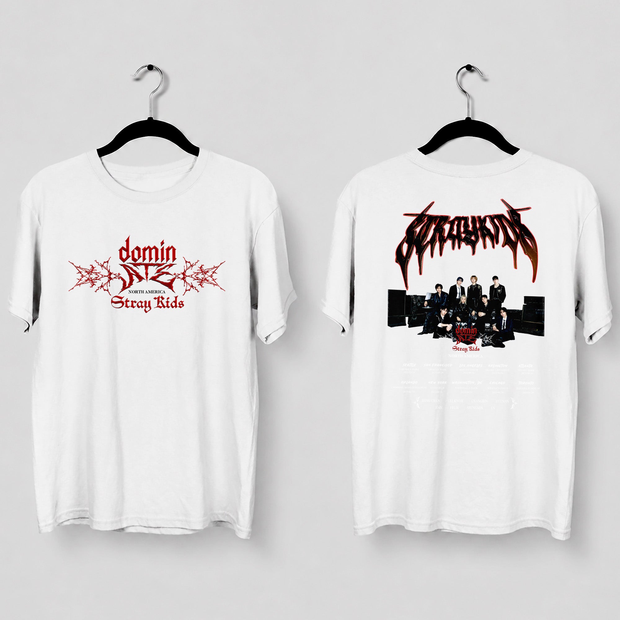 Stray Kids ATE Concert T-Shirt - Main view, Y2K kpop concert tee