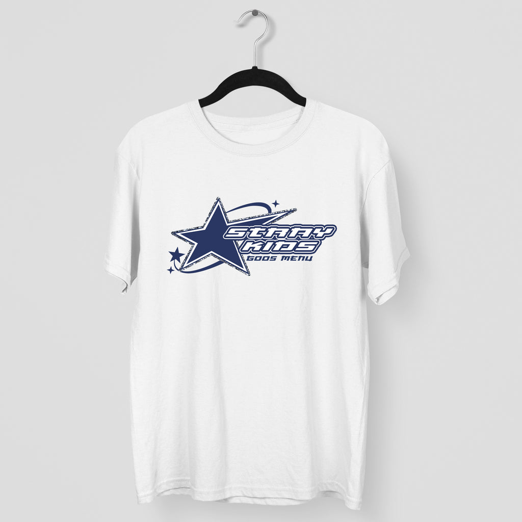 Stray Kids God's Menu T-Shirt - Main view, Y2K kpop concert tee