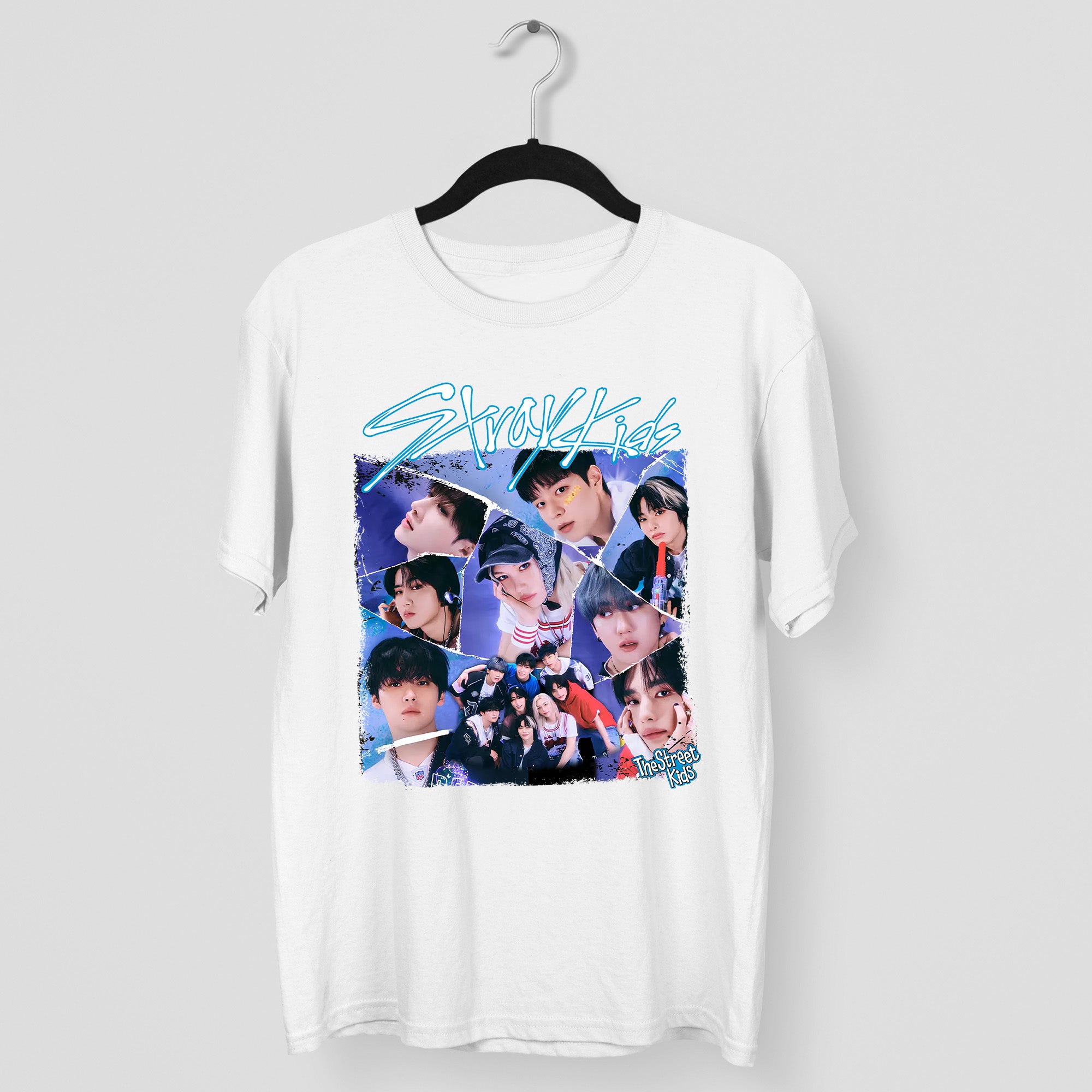 Stray Kids The Street Kids T-Shirt - Main view, Y2K kpop concert tee