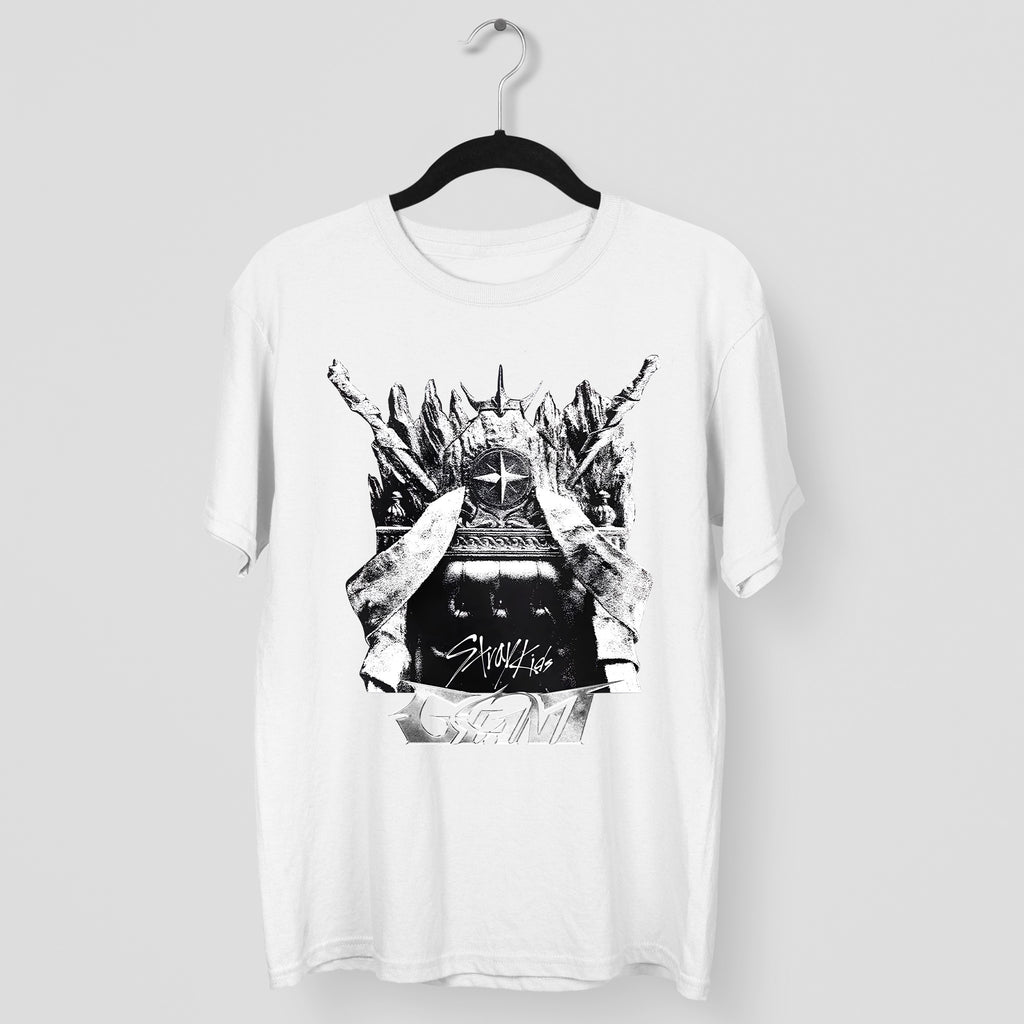 Stray Kids Giant Album Cover T-Shirt - Main view, Y2K kpop concert tee
