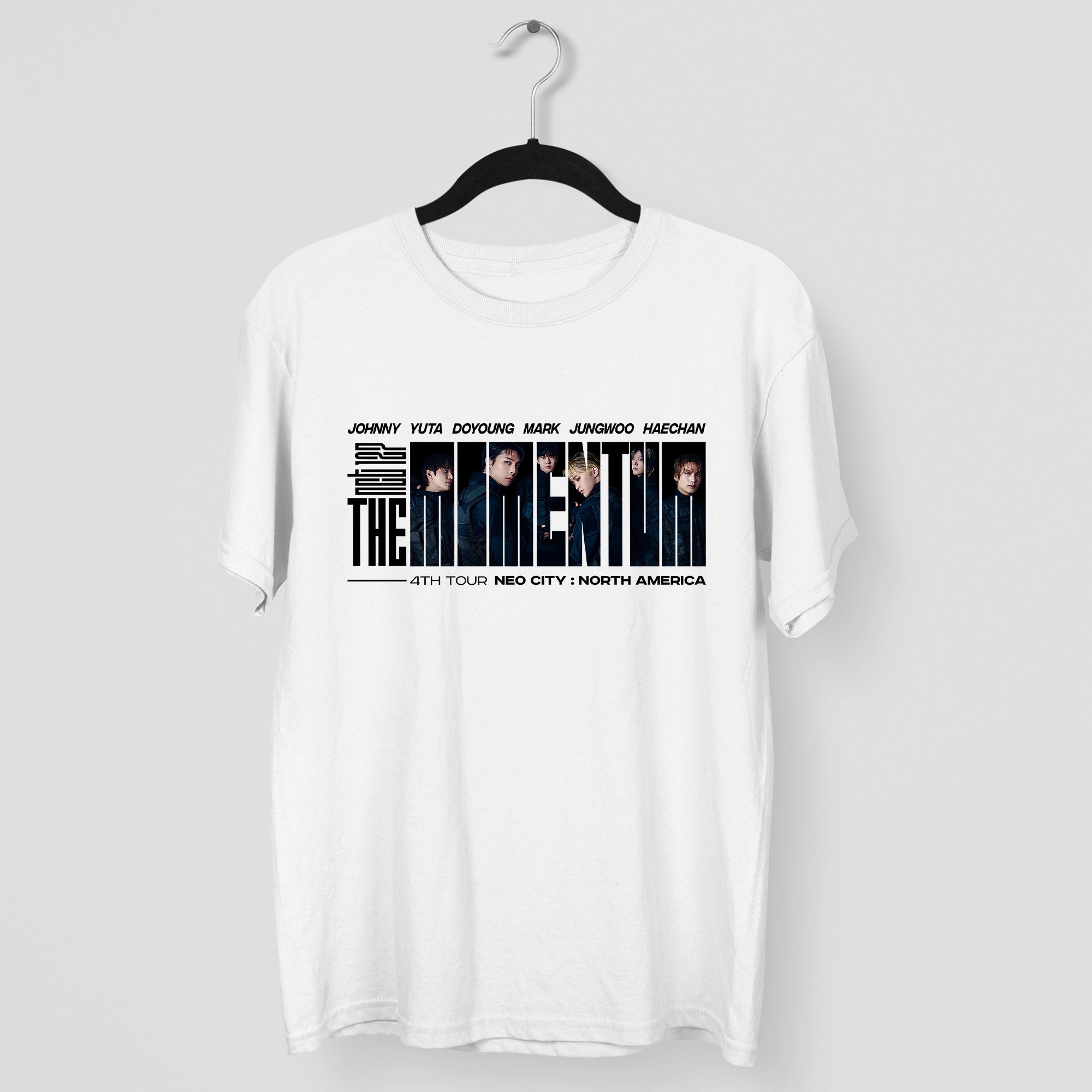 NCT 127 4th Tour Inspired T-Shirt - Main view, Y2K kpop concert tee