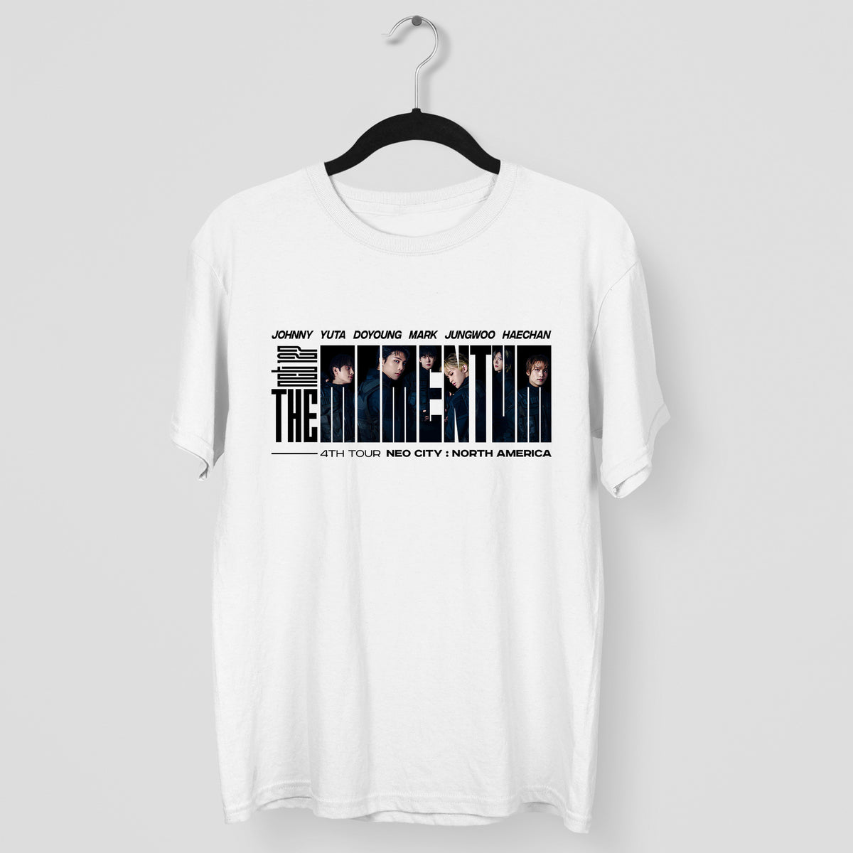 NCT 127 4th Tour Inspired T-Shirt - Main view, Y2K kpop concert tee
